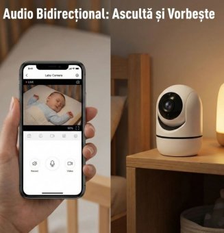 Camera de supraveghere copii - Baby Monitor Wireless HD 1280x720