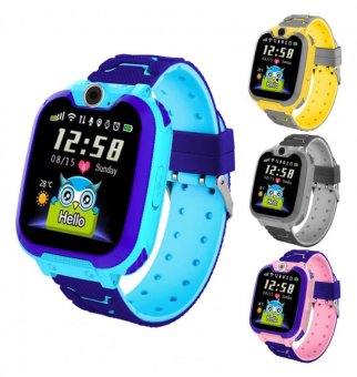 Ceas smartwatch GPS copii cu GPS prin lbs si functie telefon, localizare camera foto frontala, monitorizare spion