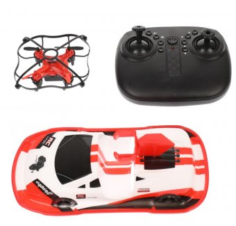 Drona de jucarie cu telecomanda, rezistenta la impact, baterii reincarcabile, functii LED