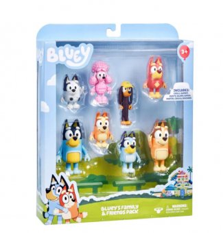 Figurina Moose Set Bluey Family 