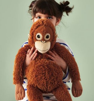 Jucarie de plus, model Urangutan,  65 cm