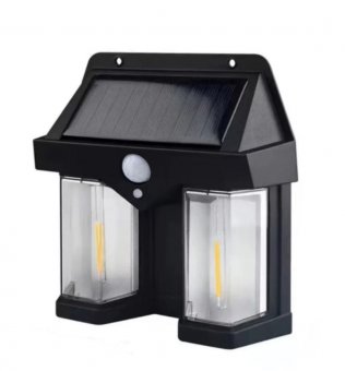 Lampa solara de exterior, Cu Senzor de miscare si lumina, 3 moduri functionare, rezistente la apa