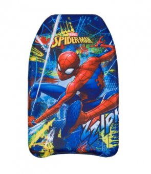 Placa inot baieti, model Spiderman in actiune, spuma, +3ani, 45x25 cm