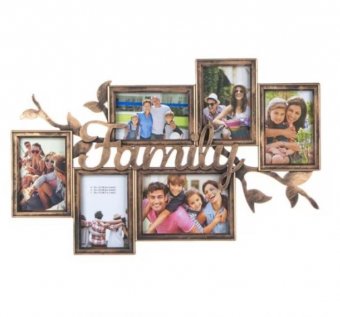 Rama Foto Family Bronz (6 Poze) 60x38cm