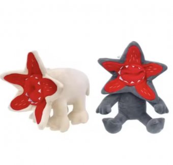 Set 2 jucării de pluș Demogorgon și Demodog, 25 cm, multicolor