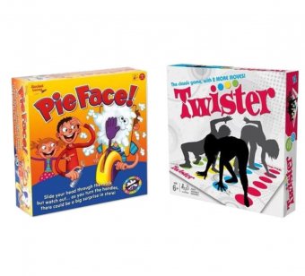 Set joc de societate Twister si joc Ruleta cu Frisca