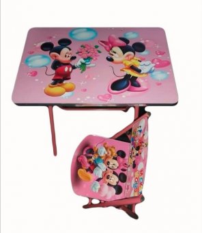 Set masa copii pliabila cu 1 scaun Mickey Mouse