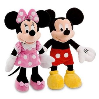 Set mascote din plus Mickey si Minnie Mouse 40 cm