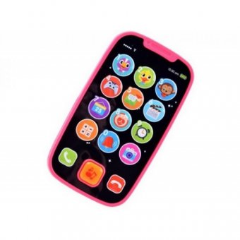 Smartphone de jucarie cu sunete interactive, Roz  sau Albastru