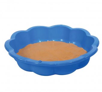 utie pentru nisip tip floare, fara capac, PVC, 93 x 20 cm