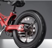 Bicicleta  multifunctionala cu roti ajutatoare ,+ 2-5 Ani,rosu
