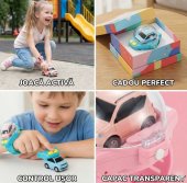 Ceas cu Mașină RC - Jucărie Interactivă, Încărcare USB, Rază 30 m, Cadou Perfect pentru Copii
