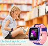 Ceas smartwatch GPS copii cu GPS prin lbs si functie telefon, localizare camera foto frontala, monitorizare spion