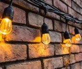 hirlanda luminoasa decorativa exteri, interconectabila, 10 m cu 10 becuri LED