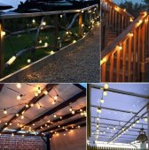 hirlanda luminoasa decorativa exteri, interconectabila, 10 m cu 10 becuri LED