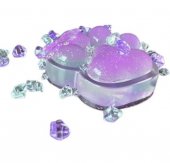 Jucarie antistres squishy, cu revenire lenta, model labuta de pisica cu sclipici