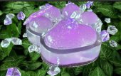 Jucarie antistres squishy, cu revenire lenta, model labuta de pisica cu sclipici