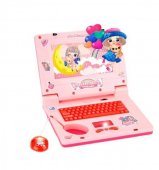 Jucarie laptop muzical pentru copii, interactiv, divertisment educativ . ROZ