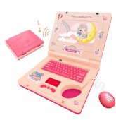 Jucarie laptop muzical pentru copii, interactiv, divertisment educativ . ROZ