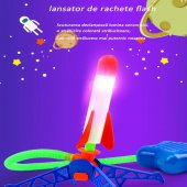 Lansator de rachete pentru copii contine 3 rachete cadou de jucarie pentru exterior