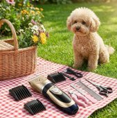 Mașină de Tuns Animale fără Fir Mellow - Baterie 1200 mAh, 4 Ore Autonomie