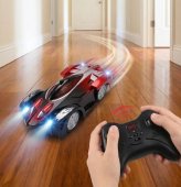 Mașină RC Wall Climber cu Telecomandă - Funcție Vacuum pentru Perete și Tavan, Sfidează Gravitația, Reîncărcabilă USB