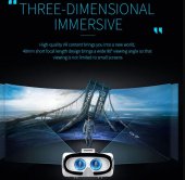 Ochelari 3D realitate virtuala V5, smartphone 4 - 6.5 inch, unghi vizualizare