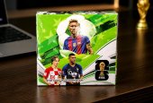 Oferta Pachet promo , Figurina Messi 35 cm + mingie + trofeu + 360 de cartonase Campionatu Mondial 2026