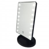 Oglinda pentru machiaj, iluminare LED, dreptunghiulara cu touch
