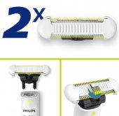 Philips Lame de schimb OneBlade pentru intime, unisex, 2 bucăți