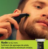 Rezerva PHILIPS OneBlade 360, QP430/50, otel inoxidabil, umed si uscat, kit 3 lame, pentru orice model PHILIPS OneBlade 
