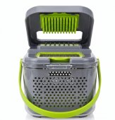 Răzătoare Multifuncțională 22 Piese, cu Accesorii Inox pentru Feliere ,salata boeuf