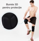 Set 2 genunchiere cu Burete de Protectie, pentru Genunchi si Rotula, activitati Sportive, marime universala,