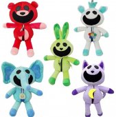 set cu 8 jucarii de plus, The Smiling Critters, Creaturi zambitoare,30 cm 