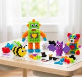 Set de Creație tip Bunchems 400 piese - 36 Accesorii Speciale