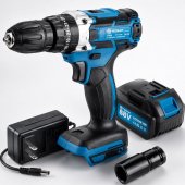 Trusă Scule Auto cu Impact + Autofiletantă 128V, 4Ah - 2 Acumulatori Li-Ion, Cuplu 350 N.m